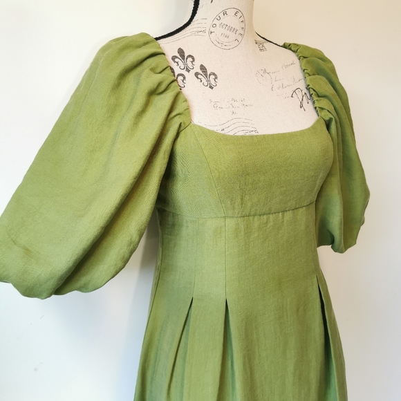 SOLD LOCALLY! RARE Zara blogger fav puff sleeve dress - Picture 5 of 8